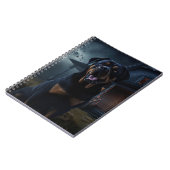 Rottweiler Halloween Scary Notitieboek (Linkerzijde)