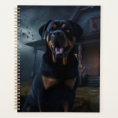 Rottweiler Halloween Scary Planner (Voorkant)
