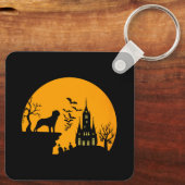 Rottweiler Halloween Sleutelhanger (Achterkant)