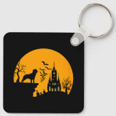 Rottweiler Halloween Sleutelhanger (Achterkant)