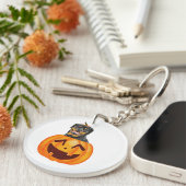 Rottweiler Halloween Sleutelhanger (Voorkant Rechts)