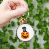 Rottweiler Halloween Sleutelhanger (Hand)