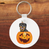 Rottweiler Halloween Sleutelhanger (Voorkant)