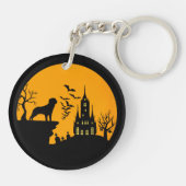 Rottweiler Halloween Sleutelhanger (Achterkant)