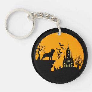 Rottweiler Halloween Sleutelhanger