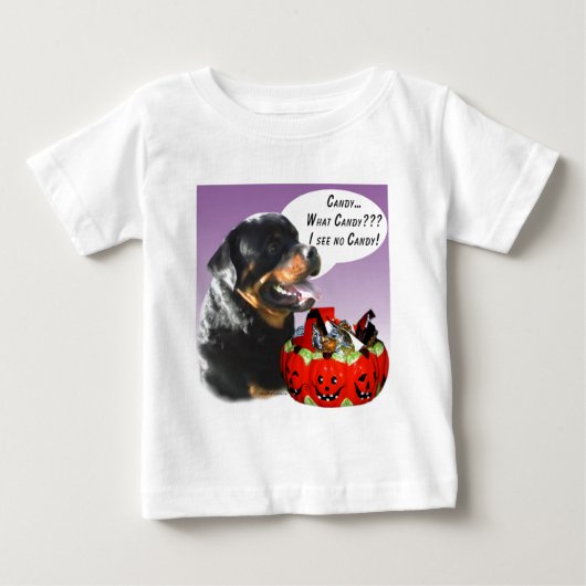 Rottweiler Halloween Snoep (Voorkant)