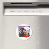 Rottweiler Halloween Snoep Magneet (Insitu (Vaatwasser))