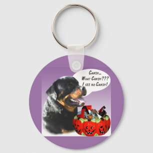 Rottweiler Halloween Snoep Sleutelhanger