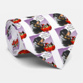 Rottweiler Halloween Snoep Stropdas (Opgerold)