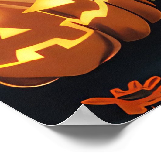 Rottweiler Halloween Spooky Poster (Hoek)