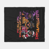 Rottweiler Halloween Thanksgiving Christmas Classi Fleece Deken (Voorkant (Horizontaal))