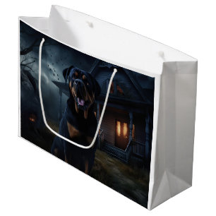 Rottweiler Halloween Verschrikkelijk Groot Cadeauzakje