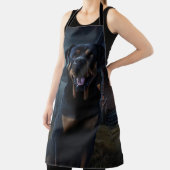 Rottweiler Halloween Verschrikkelijk  Schort (Insitu)