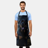 Rottweiler Halloween Verschrikkelijk  Schort (Gedragen)