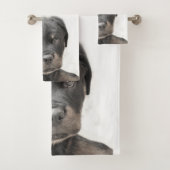 Rottweiler-handdoekset Bad Handdoek (Insitu)