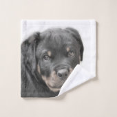 Rottweiler-handdoekset Bad Handdoek (Wasdoekje)