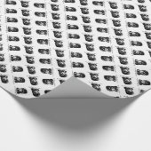 Rottweiler Happy Face Cadeaupapier (Hoek)