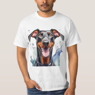 Rottweiler Happy Face Dog T-shirt