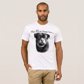 Rottweiler Happy Face T-shirt (Voorkant volledig)