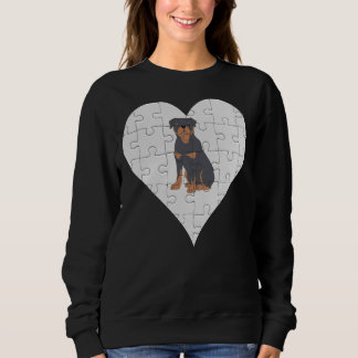 Rottweiler Heart Jigzaadschotel Rottweiler Trui