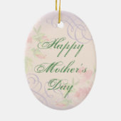 Rottweiler Heart Mam Keramisch Ornament (Achterkant)