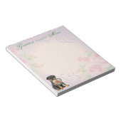 Rottweiler Heart mama Notitieblok (Schuin)