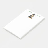 Rottweiler Heart mama Post-it® Notes (Schuin)