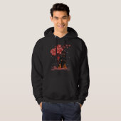 Rottweiler Heart Valentijnsdag Dog Dad Ma 12 Hoodie (Voorkant volledig)