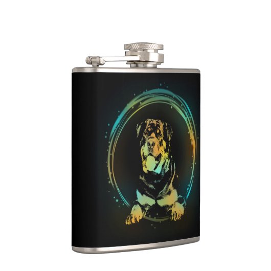 Rottweiler Heupfles (Rechts)