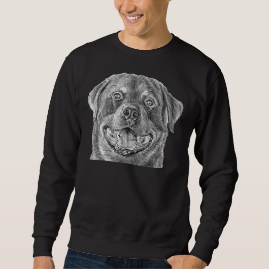 Rottweiler Hond 26 Trui (Voorkant)