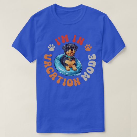 Rottweiler Hond 3 T-shirt (Design voorkant)