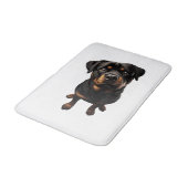 Rottweiler hond badmat (Gekanteld)