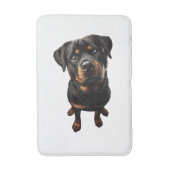 Rottweiler hond badmat (Voorkant Verticaal)