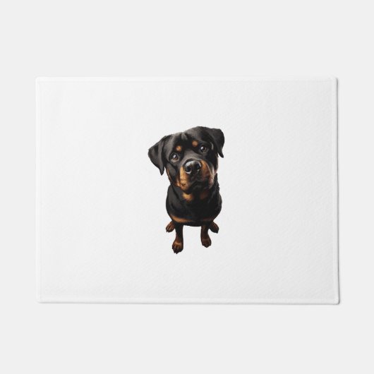 Rottweiler hond deurmat (Voorkant)