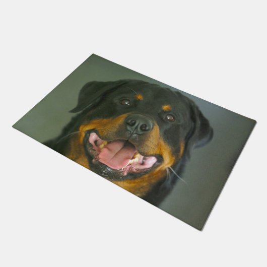 Rottweiler hond. deurmat (Schuin)