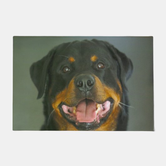 Rottweiler hond. deurmat (Voorkant)