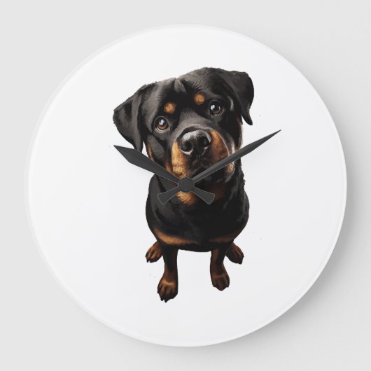Rottweiler hond grote klok (Voorkant)