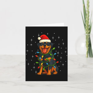 Rottweiler hond Kerst Pj Pyjama Mannen Vrouwen Pjs Kaart
