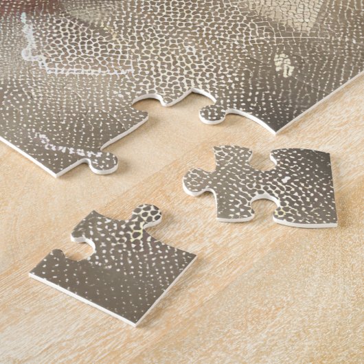 Rottweiler Hond Kerstfeest Legpuzzel (Zijkant)