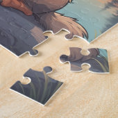 Rottweiler hond legpuzzel (Zijkant)