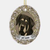 Rottweiler-hond Lieve herinnering ornament (Rechts)