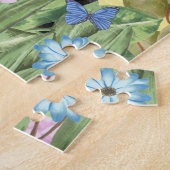 Rottweiler Hond met Bloemen Lente Legpuzzel (Zijkant)