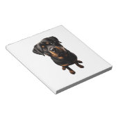 Rottweiler hond notitieblok (Schuin)