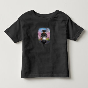 rottweiler hond op motortournee japanese sakura kinder shirts
