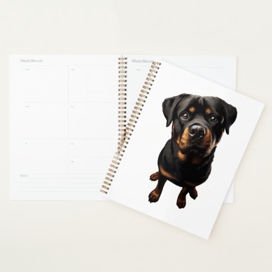 Rottweiler hond planner (Display)