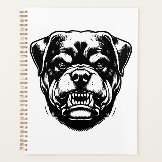 Rottweiler hond planner (Voorkant)