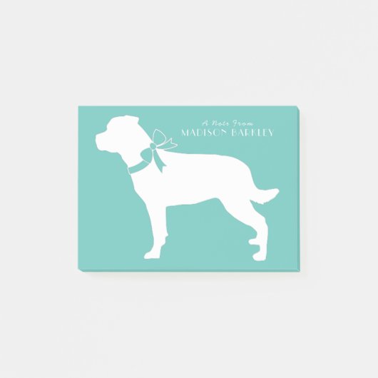 Rottweiler hond puppy Rottie Post-it® Notes (Voorkant)