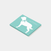 Rottweiler hond puppy Rottie Post-it® Notes (Schuin)