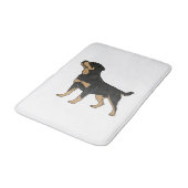 Rottweiler-hond, Rottweiler-hond staand Badmat (Gekanteld)