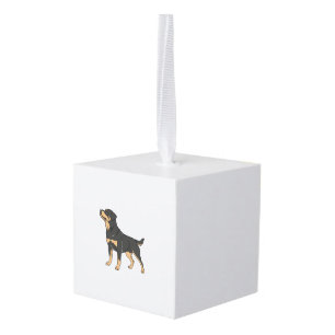 Rottweiler-hond, Rottweiler-hond staand Decoratie